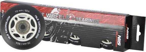 PU Juodas N ABEC-9 rinkinys Nils Extreme