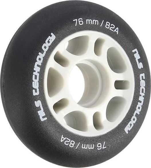 Nils Extreme PU 76x24 82A Juoda MATOWE KÓŁKA (4 vnt.) NILS EXTREME