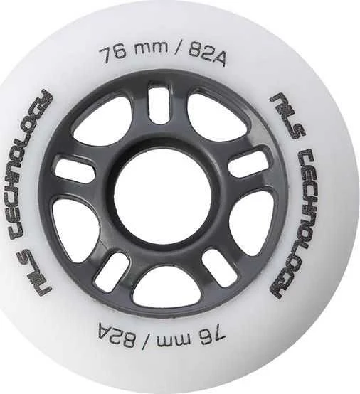 Nils Extreme PU 76x24 82A balta MATOWE KÓŁKA (4 vnt.) NILS EXTREME