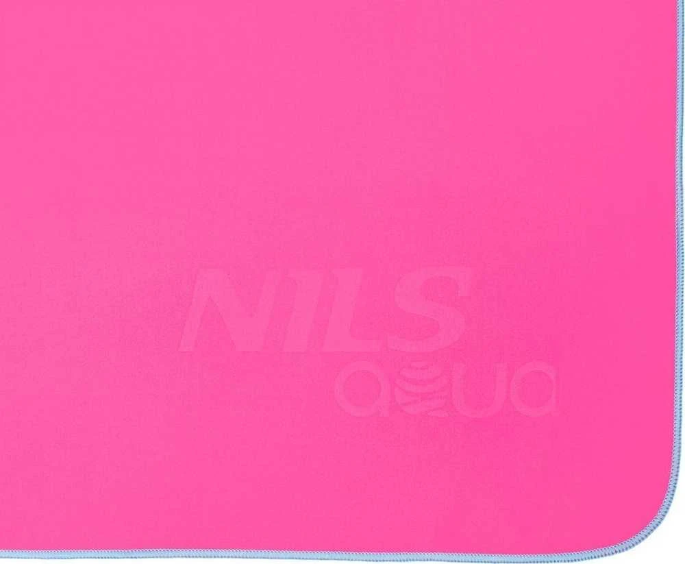 Rankšluostis Nils Extreme Ręcznik su mikrofibry Nils Aqua NAR11 140x70 cm rožinė