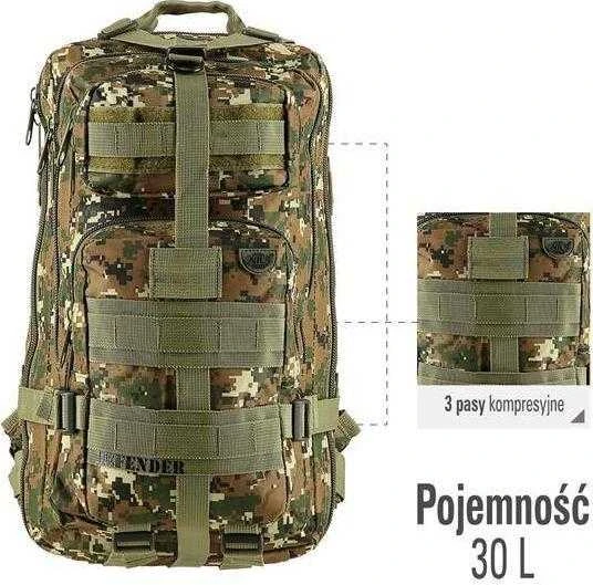 Kuprinė Nils Camp Moro Defender CBT7204, žalia