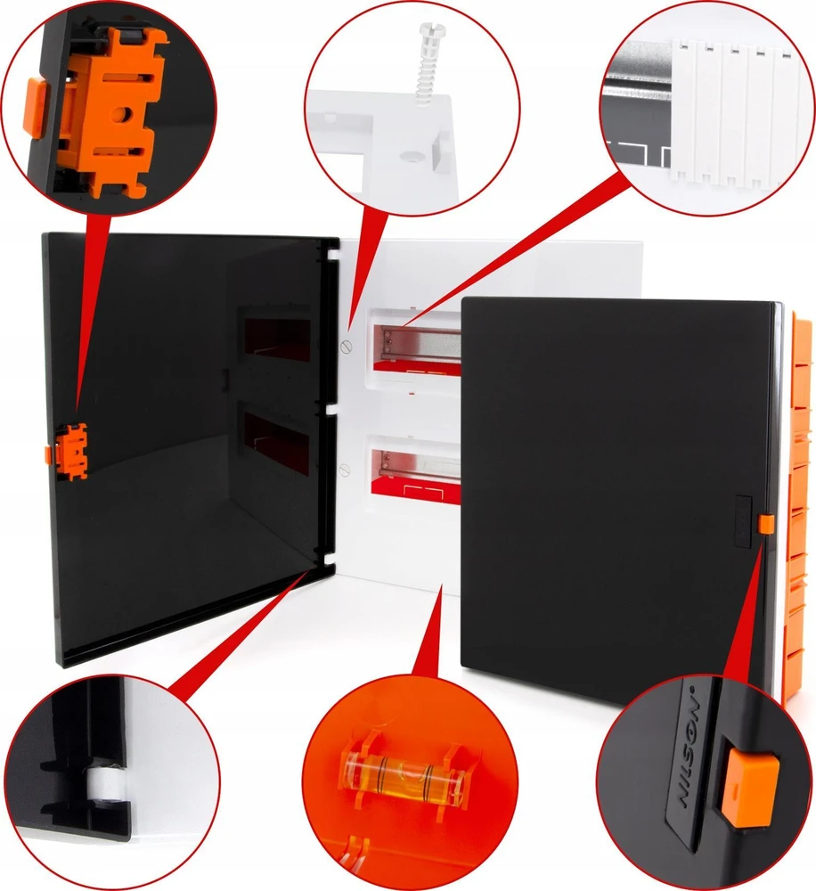 NILSON / ELS ELEKTROTECHNIKA ELEKTRINĖ DĖŽĖ PLAUJAMAS JUMSKYSTĖ 1X18 32661018
