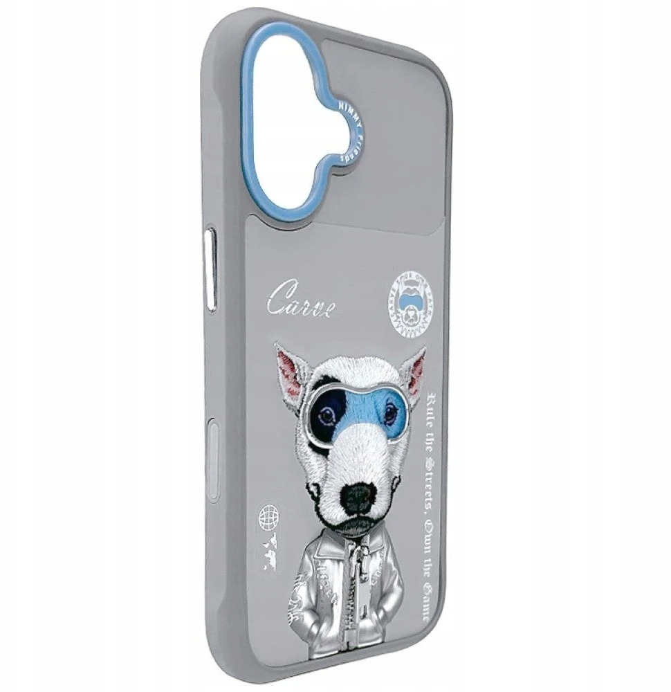 Nimmy Cool&Cute 2.0 nag dėklas iPhone 17 - pilka