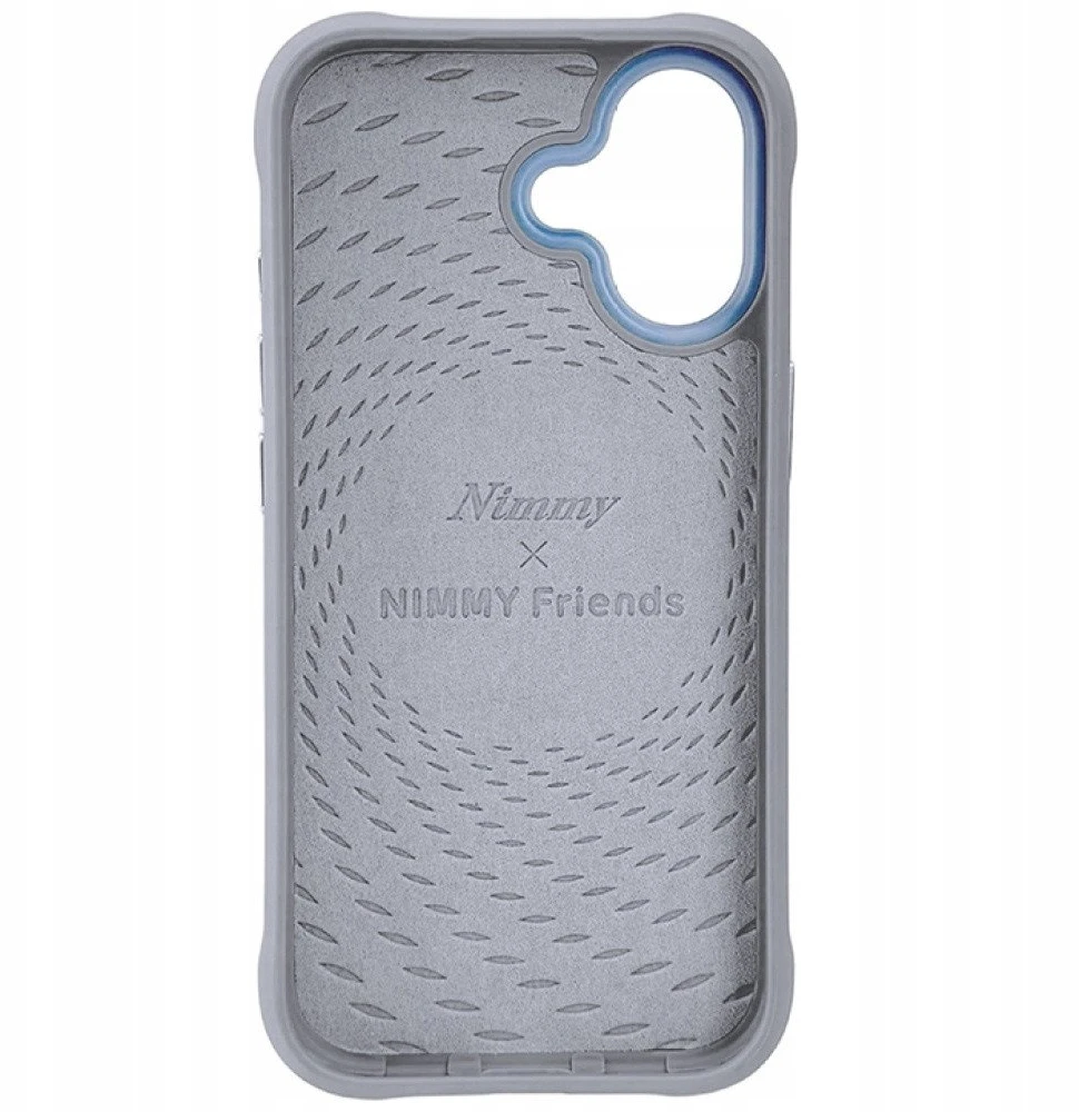Nimmy Cool&Cute 2.0 nag dėklas iPhone 17 - pilka