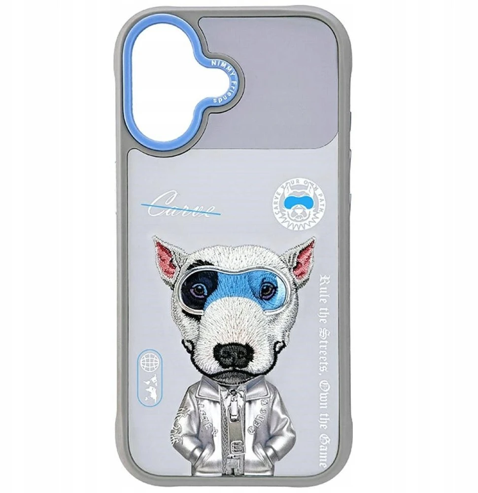 Nimmy Cool&Cute 2.0 nag dėklas iPhone 17 - pilka