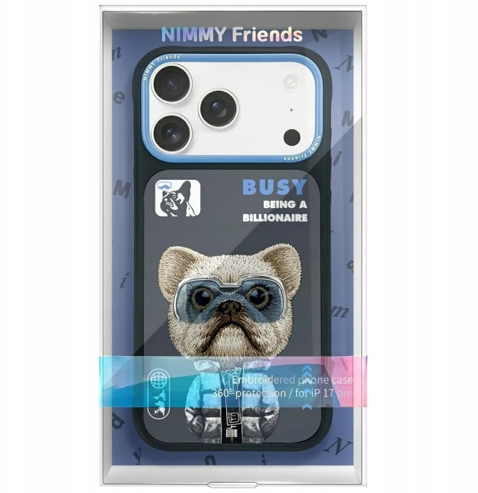 Nimmy Cool&Cute 2.0 nagų dėklas, skirtas iPhone 17 Pro - jugadas