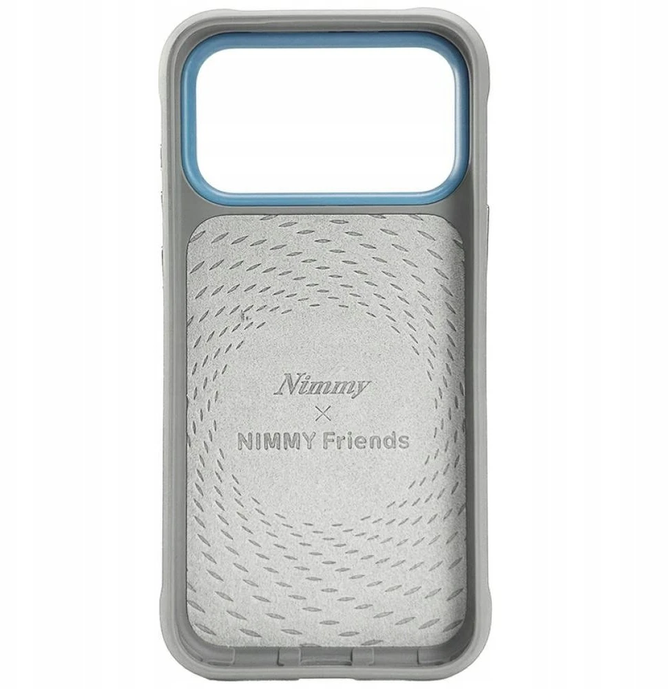Dėklas Nimmy Cool&Cute 2.0 Nag Case, skirtas iPhone 17 Pro Max – Pilka