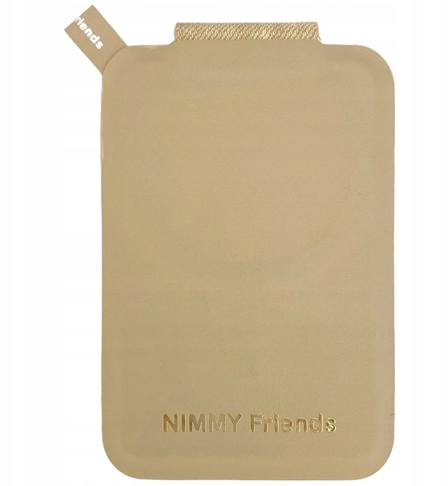 Dėklas Nimmy New Big-Eye Cute Pets 2.0 magnetinė piniginė katėms su telefono laikikliu - ruda