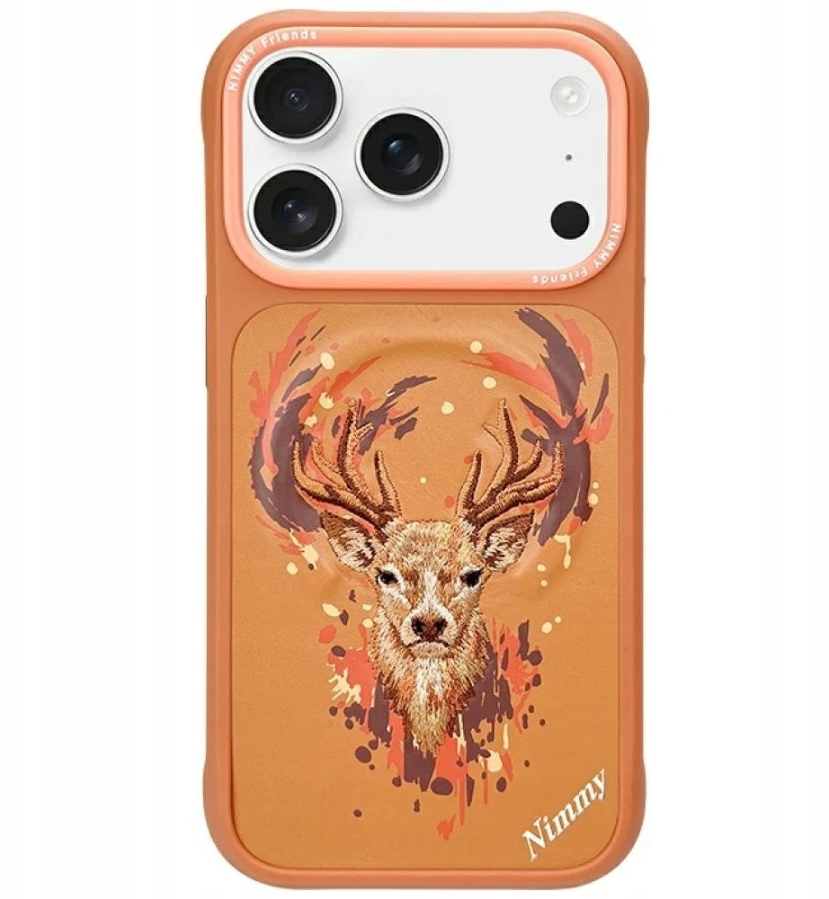 Nimmy Jeleń MagSafe dėklas iPhone 17 Pro - oranžinis
