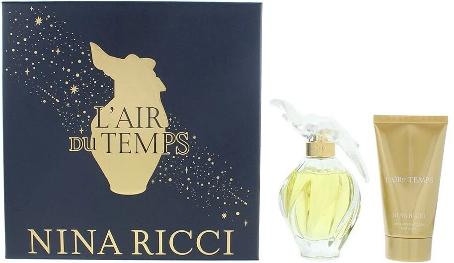 Set Nina Ricci: L'Air du Temps Eau De Toilette For Women, 100 ml + L'Air du Temps Hydrating Losjonas kūnui, 75 ml