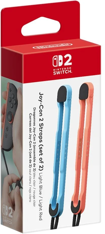 Nintendo Switch 2 Joy-Con Straps Light Mėlyna / Raudona