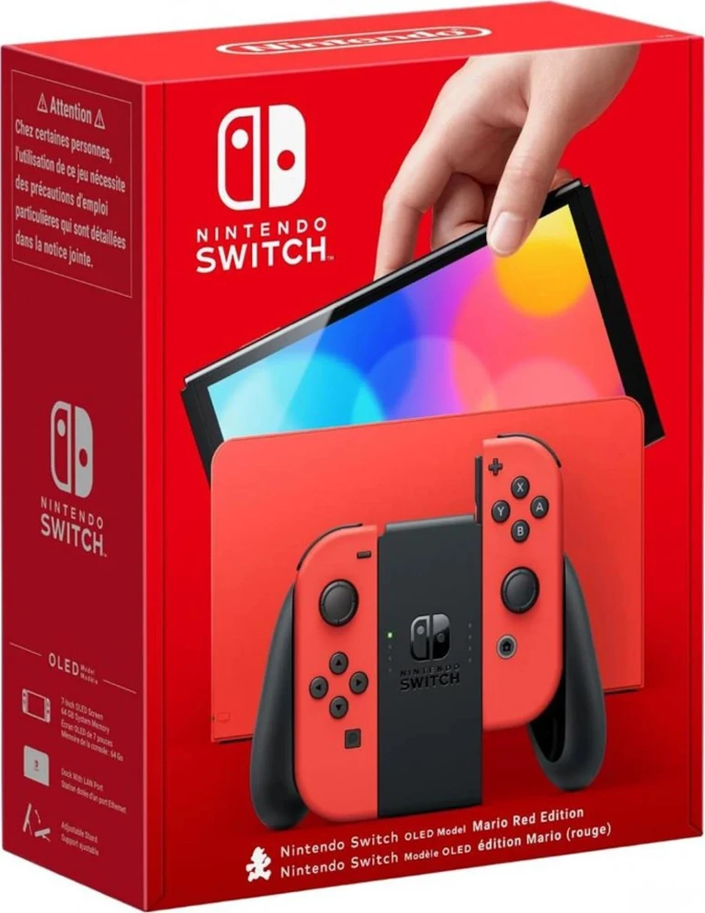 Nintendo Switch OLED Mario Raudona leidimas