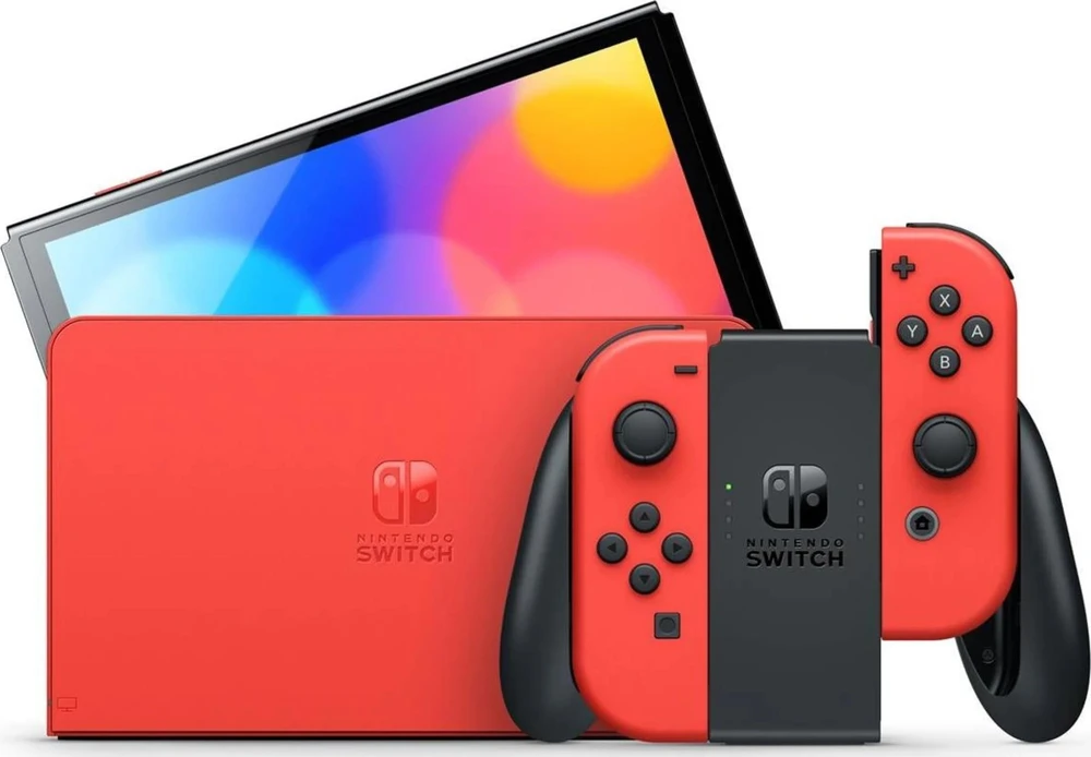 Nintendo Switch OLED Mario Raudona leidimas