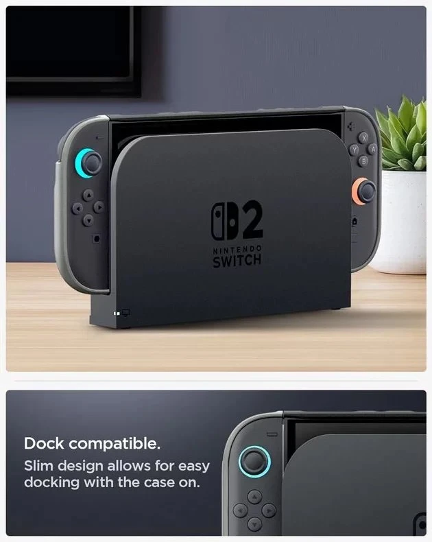 Spigen Nano Pop, juodas sesame - Nintendo Switch 2