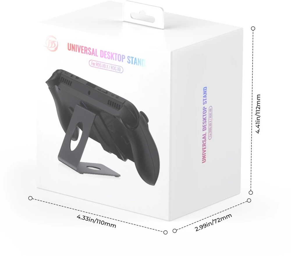 JYS Padėklas Stovas Stativas Nintendo Switch 2 ROG Ally Steam Deck PS Portal JYS-X155 Baltas (SB11126)