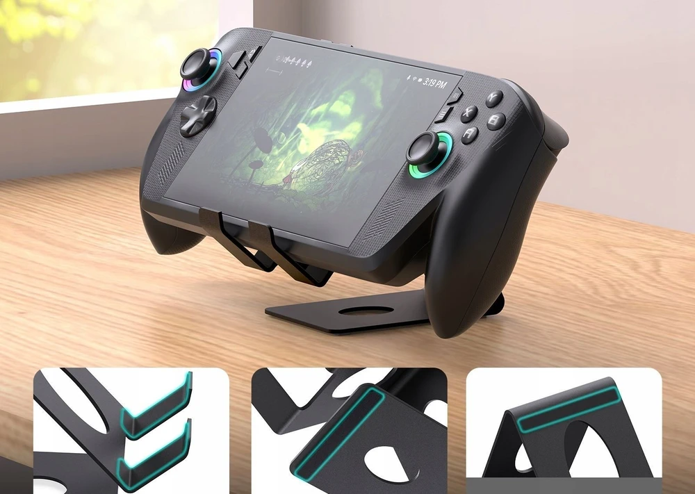 JYS Stovas Nintendo Switch 2 / ROG Ally / Steam Deck / PlayStation Portal juodas (JYS-X155)