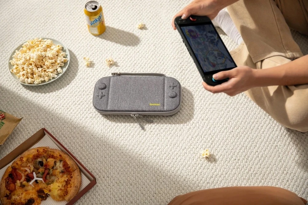 Dėklas Tomtoc G05 Nintendo Switch 2 Slim (pilka)