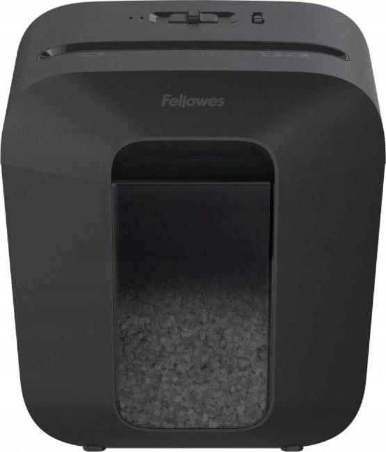 Fellowes Powershred | LX25M | Juodas | 11,5 l | Kreditinių kortelių smulkinimas | Popieriaus apdorojimo standartas/išvestis 6 lapai per eigą | Mini-Cut smulkintuvas | Garantija 24 mėn.