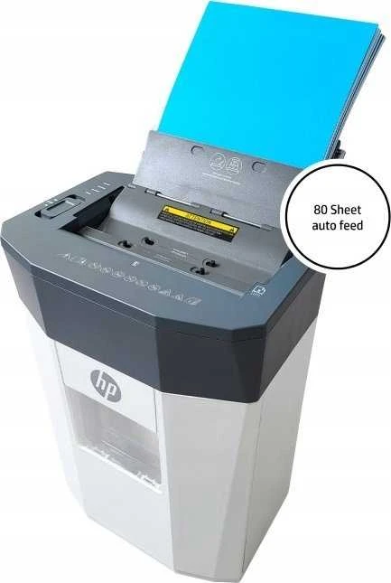 Popieriaus Smulkintuvas - HP Oneshred Automatinis 80CC Baltas/Pilkas