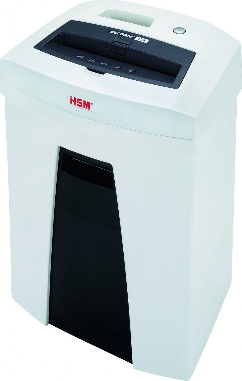 HSM Securio C16 4x25 mm dalelių automatinis paleidimo/išjungimo budėjimo režimas be energijos suvartojimo nuimamas konteineris 25l 6 lapai