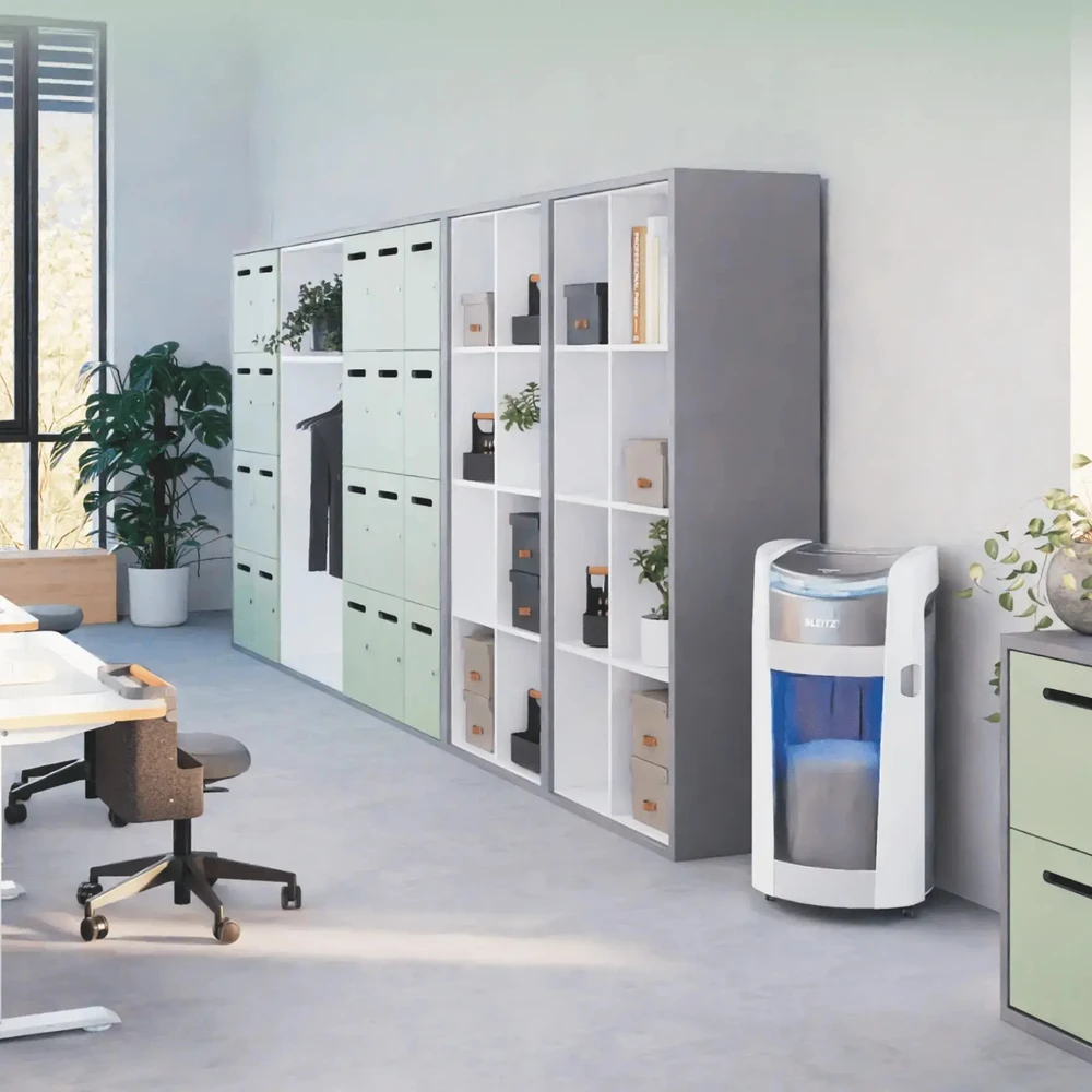 Leitz IQ Optimax AutoFeed 600, P4, 600 kartek, 50 l kosz