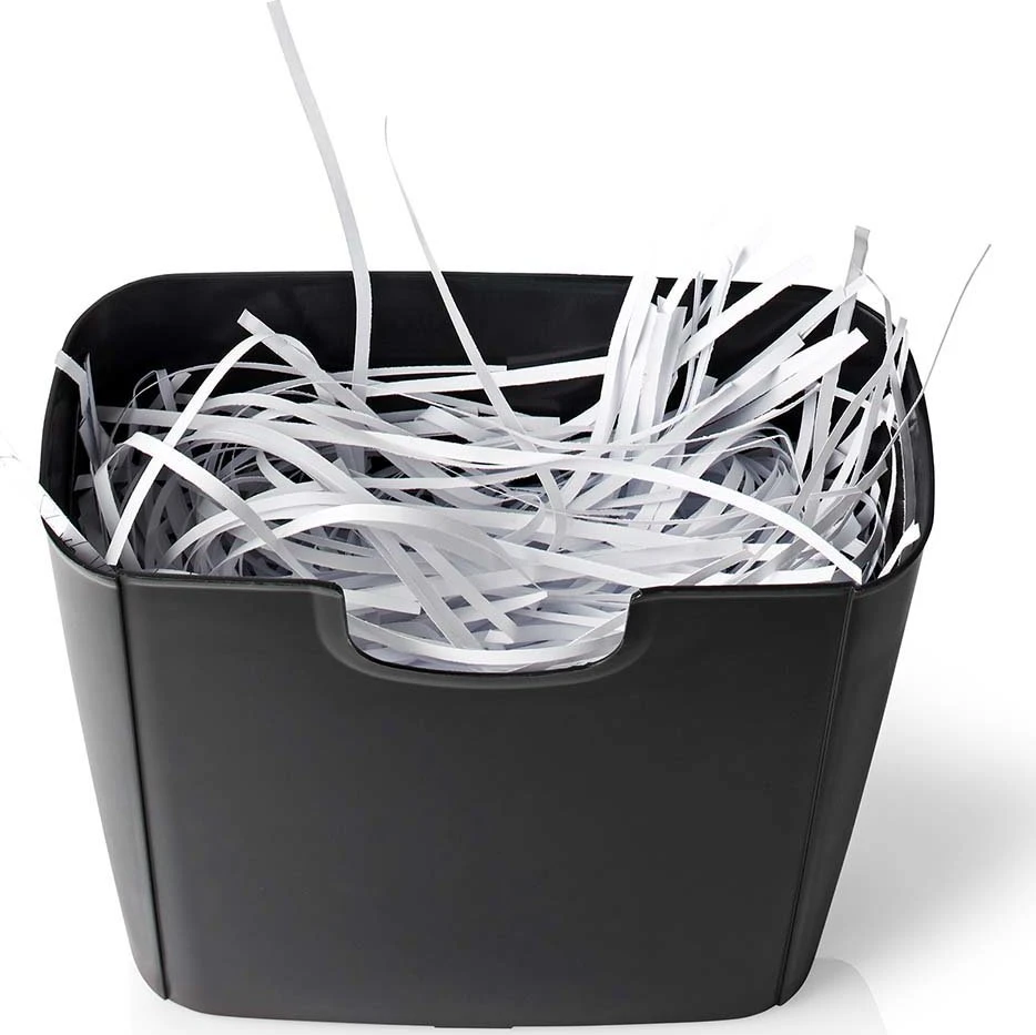 NEI Nedis PASH112BKA4 dokumentų naikiklis Smulkinimas juostelėmis 22 cm Juoda