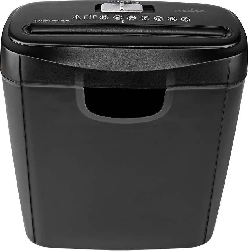 NEI Nedis PASH112BKA4 dokumentų naikiklis Smulkinimas juostelėmis 22 cm Juoda