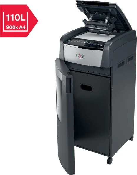 Automatinis dokumentų naikiklis Rexel Optimum Autofeed 600X, 4x36mm, P4, 110l