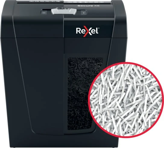 Dokumentų naiklis Rexel X8 su šiukšlių dėže