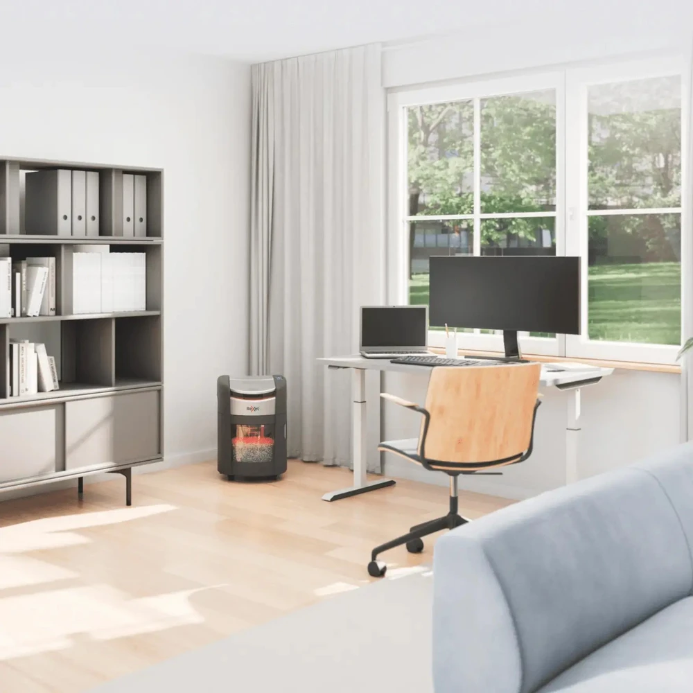Rexel ShredMax AutoFeed+ 150M automatinis popieriaus smulkintuvas, P5, 150 lapų, 15 litrų atliekų talpa