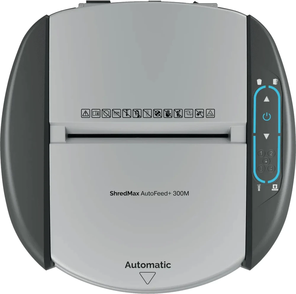 Rexel ShredMax AutoFeed+ 300M dokumentų smulkintuvas, P5, 300 lapų, 25 litrų talpos atliekų konteineris