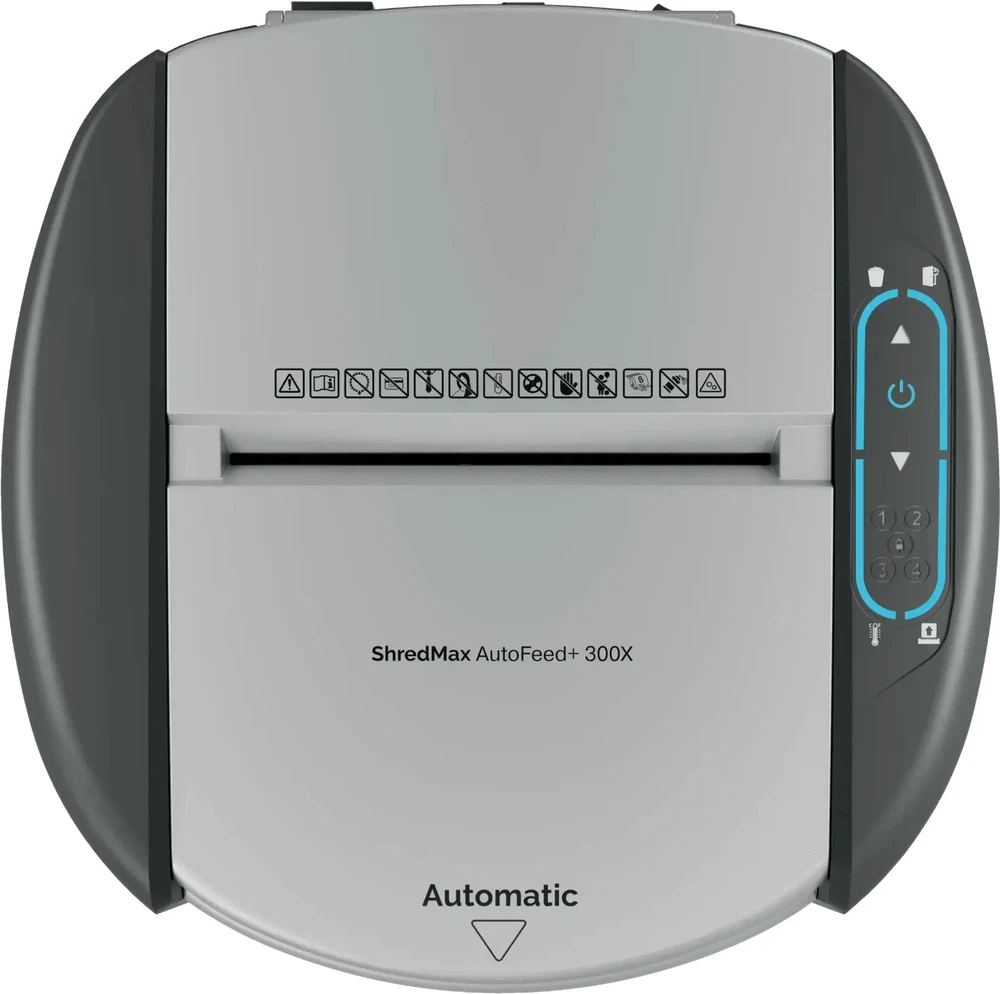 Rexel ShredMax AutoFeed+ 300X dokumentų smulkintuvas, P4, 300 lapų, 25 litrų talpos atliekų konteineris