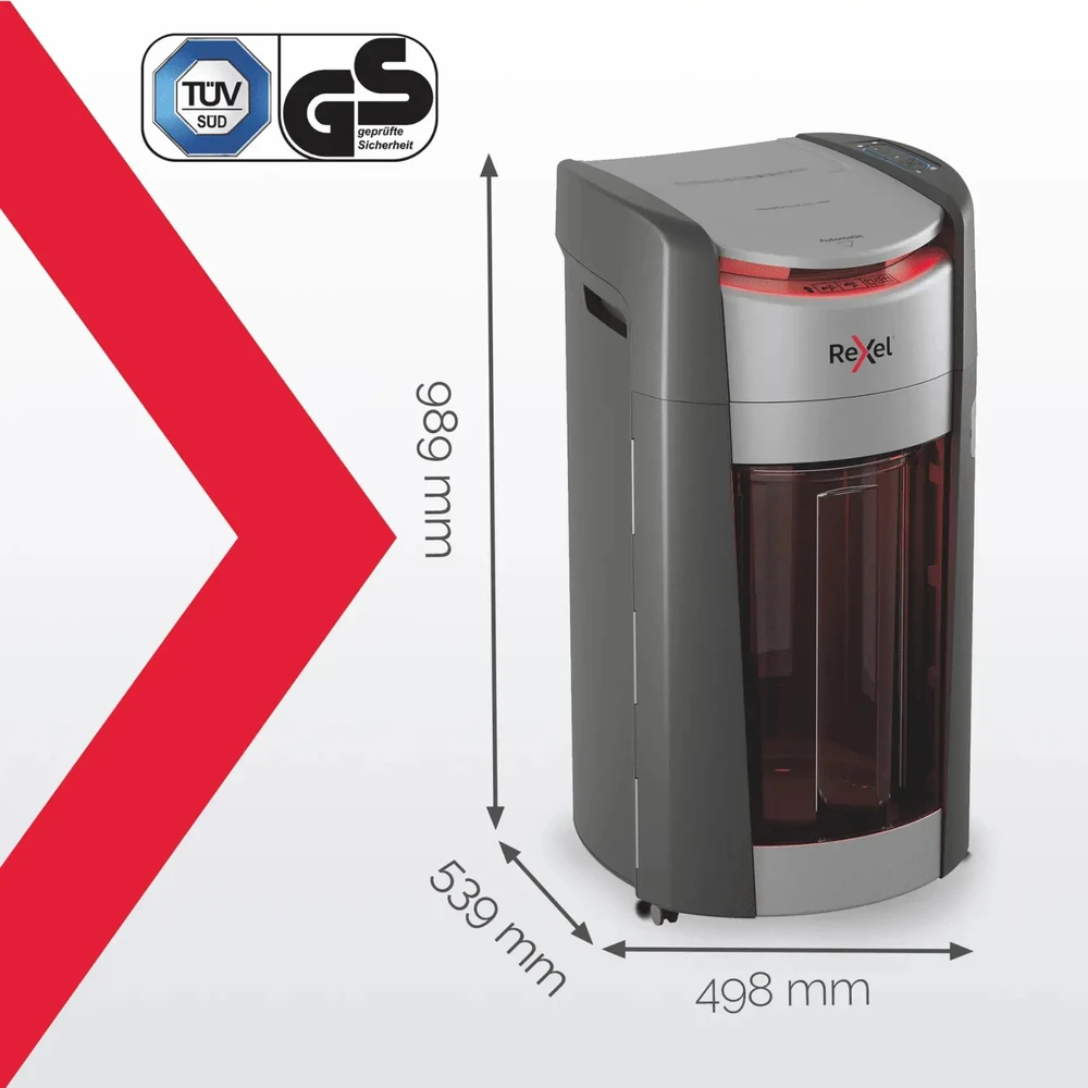 Rexel ShredMax AutoFeed+ 600M, P5, 600 kartek, 50 l kosz