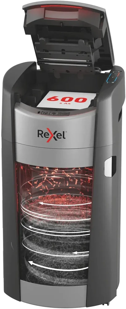 Rexel ShredMax AutoFeed+ 600M, P5, 600 kartek, 50 l kosz