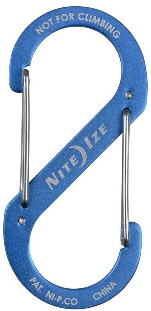 Nite Ize Karabińczyk S-Biner Dual #4 aliuminio mėlyna (SBA4-03-R6)