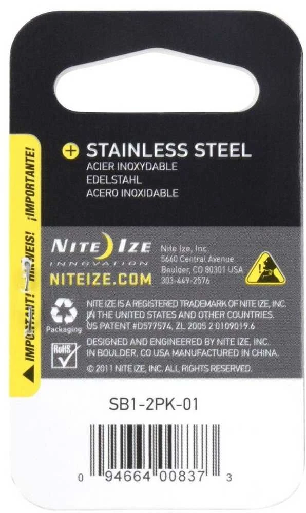Karabinų rinkinys Nite Ize S-Biner #1, 4cm