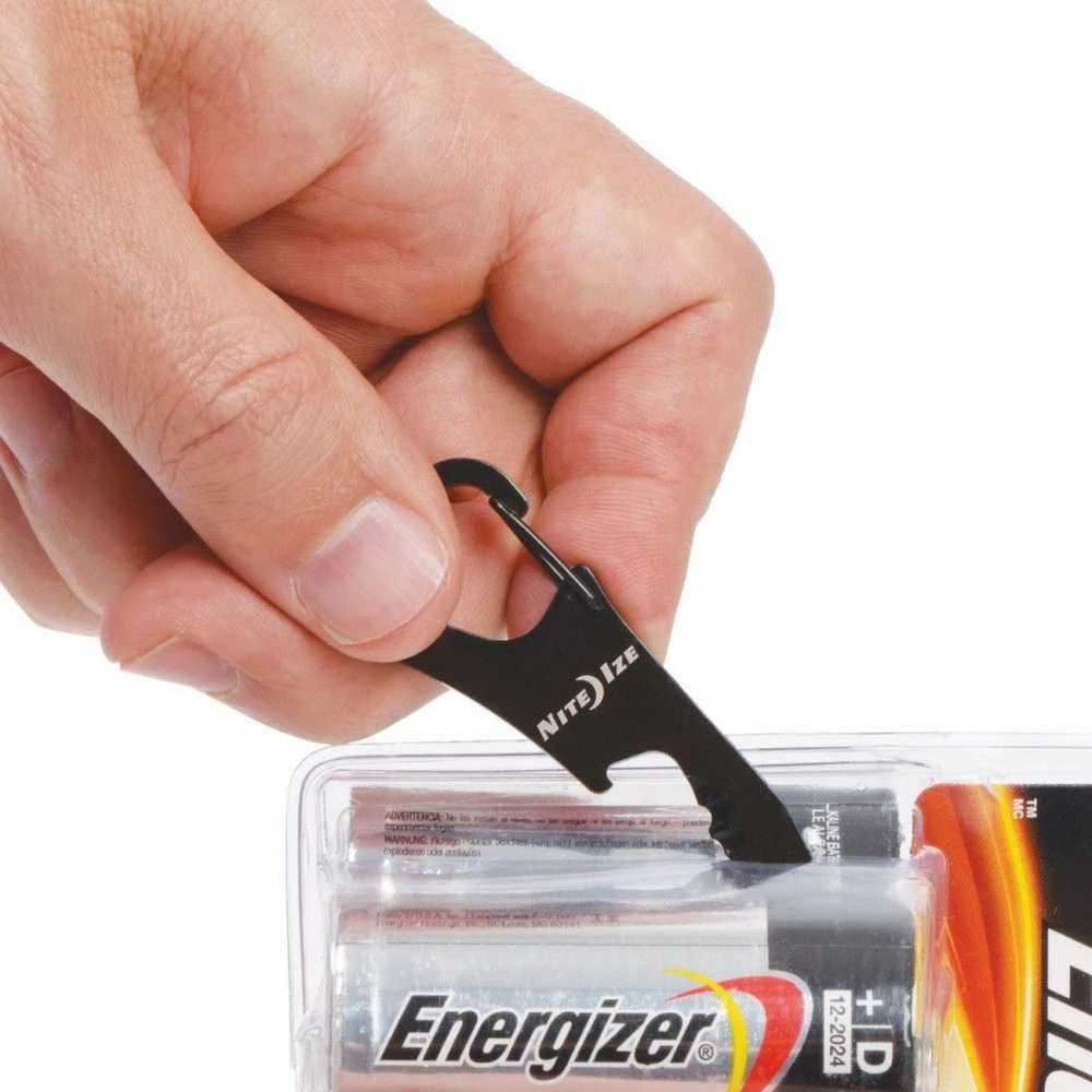 Breloczek Nite-Ize Micro tool ClipKey nerūdijantis plienas juoda (KMTCK-01-R3)