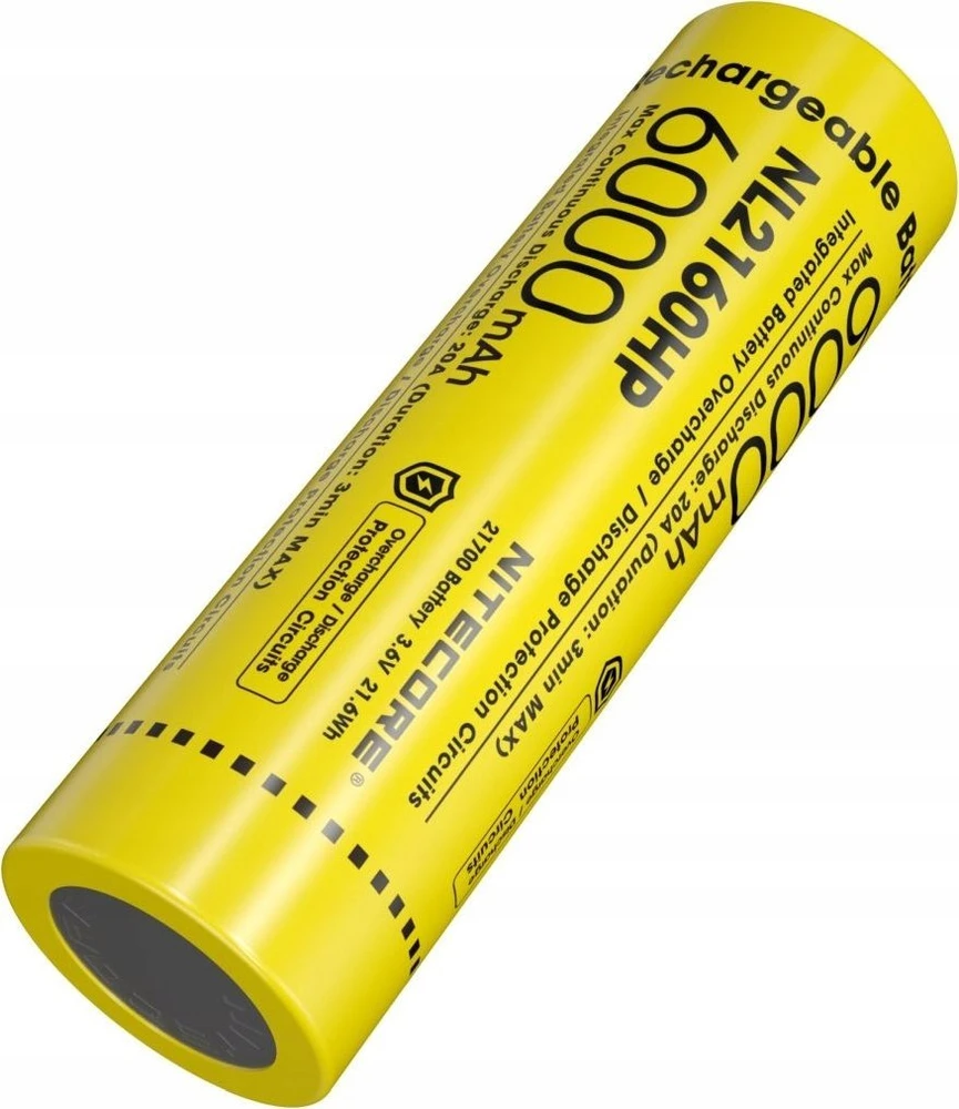 Baterija - Nitecore NL2160 6000mAh 21700 3.6V
