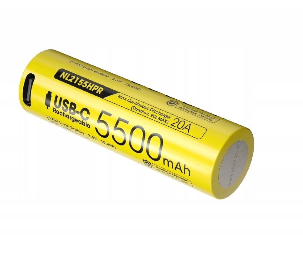 Nitecore Nitecore Akumuliatorius 21700 5500mAh 20A USB-C