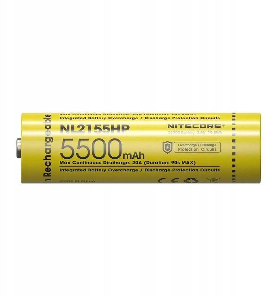 Nitecore Akumuliatorius NL2155HP 5500mAh 21700