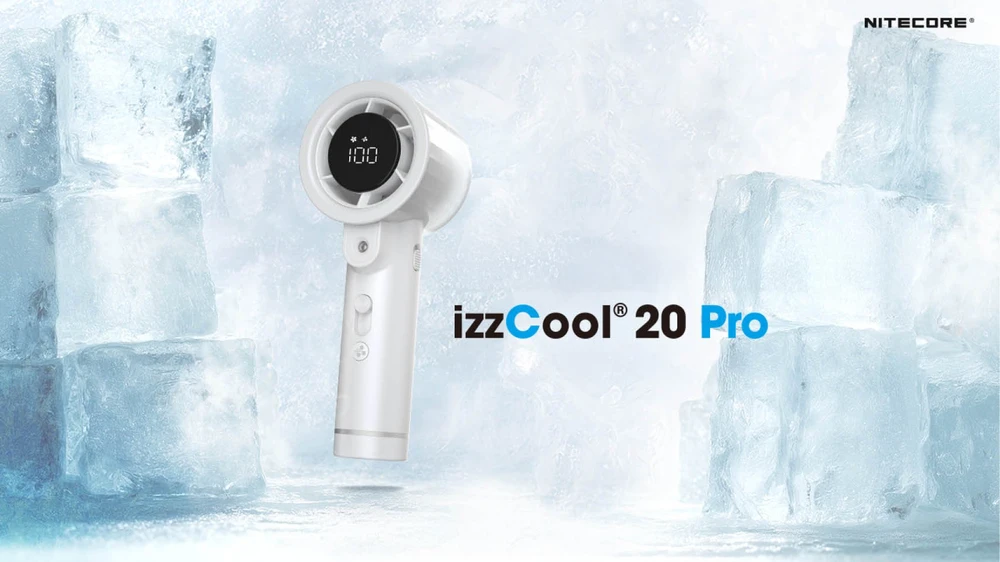 Ventiliatorius Nitecore Fan izzCool 20 Pro baltas (NITIZZCOOL20PROW)