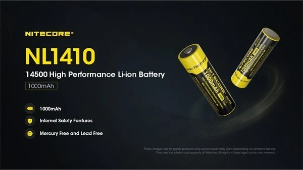 Nitecore Nitecore NL1410 1000mAh baterija
