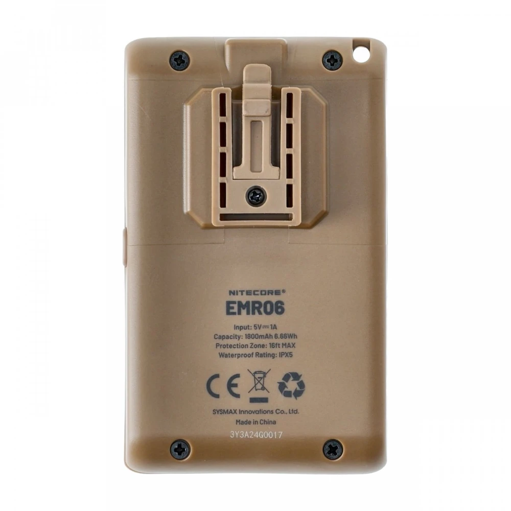 „Nitecore“ uodų atbaidymo priemonė „Nitecore EMR06“ smėlio spalvos