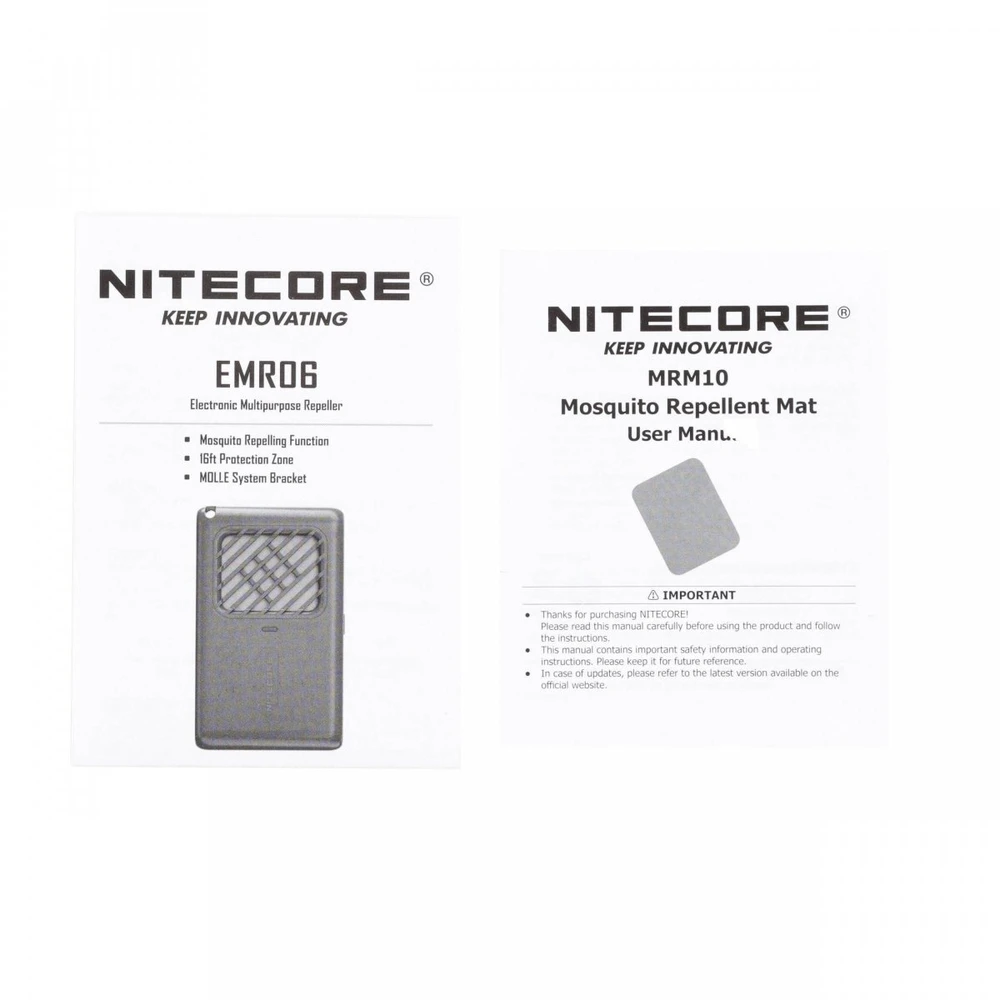 „Nitecore“ uodų atbaidymo priemonė „Nitecore EMR06“ smėlio spalvos