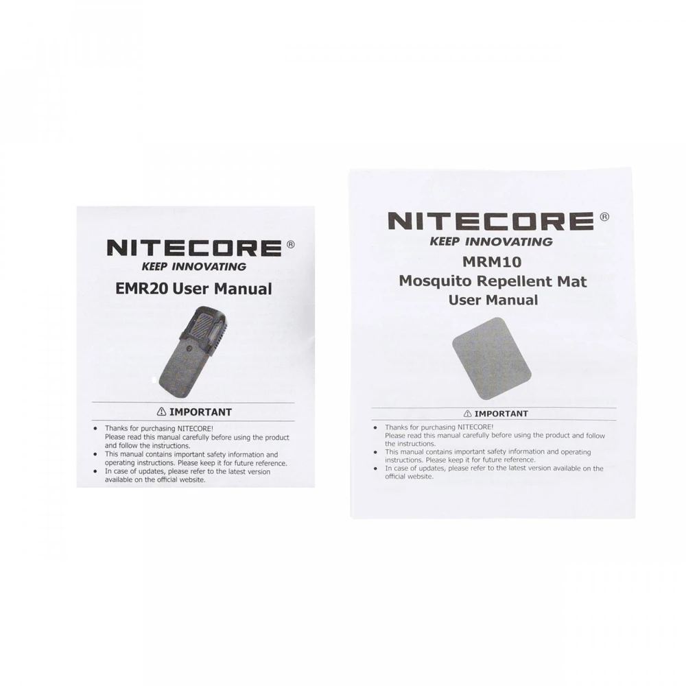 Nitecore EMR20 2 viename uodų repelentas, juodas