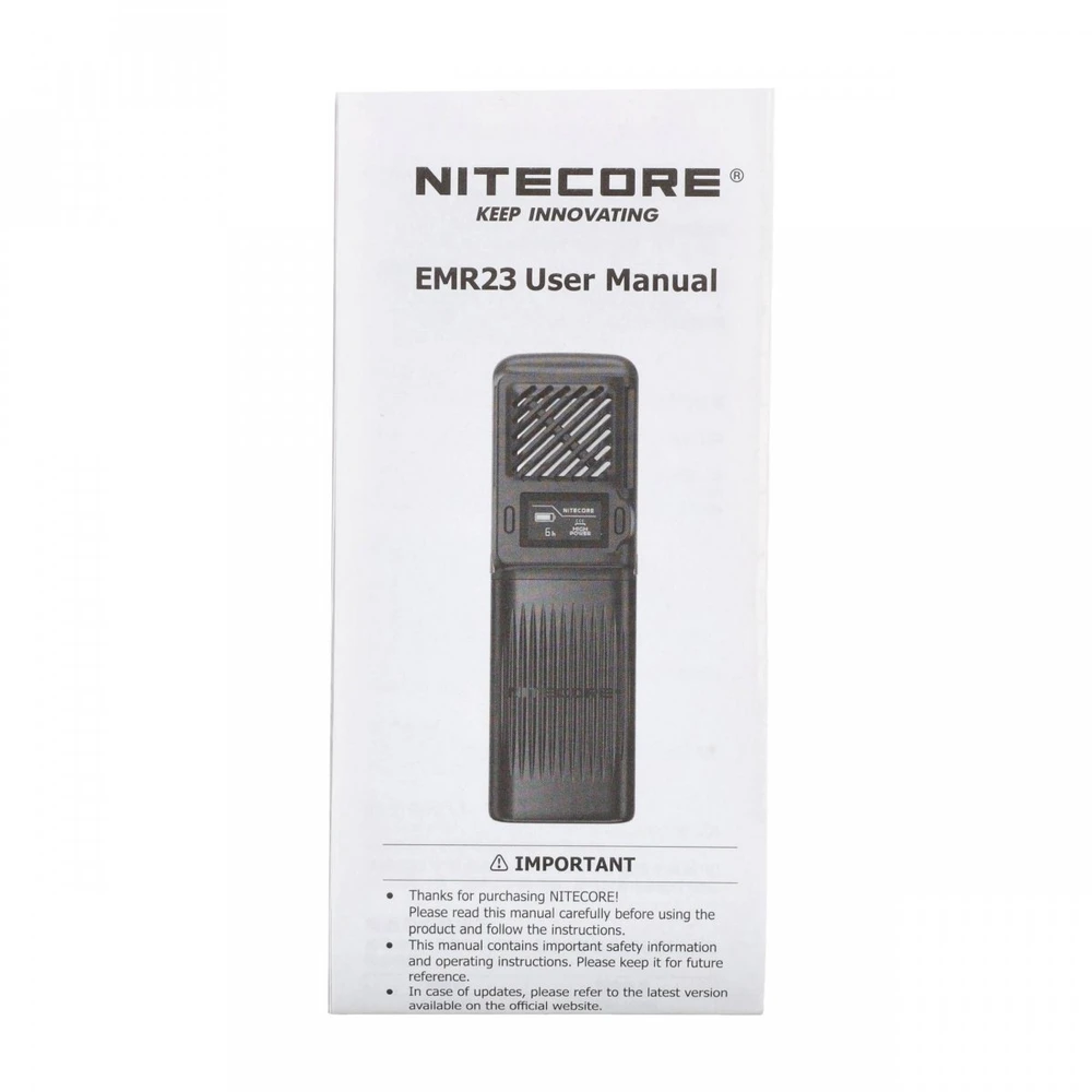 Nitecore EMR23 uodų atbaidymo prietaisas, juodas