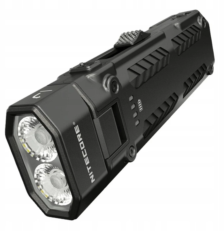 Nitecore EDC09 įkraunamas EDC žibintuvėlis – 1 600 liumenų, 3 spalvinės temperatūros, 102° pasukama galvutė, USB-C, nerūdijantis plienas, atsparus vandeniui (IPX6)