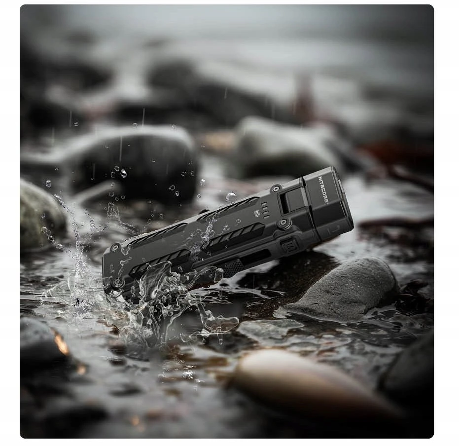 Nitecore EDC09 įkraunamas EDC žibintuvėlis – 1 600 liumenų, 3 spalvinės temperatūros, 102° pasukama galvutė, USB-C, nerūdijantis plienas, atsparus vandeniui (IPX6)