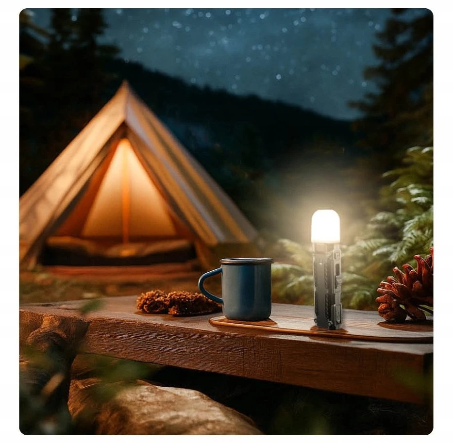 Nitecore EDC09 įkraunamas EDC žibintuvėlis – 1 600 liumenų, 3 spalvinės temperatūros, 102° pasukama galvutė, USB-C, nerūdijantis plienas, atsparus vandeniui (IPX6)