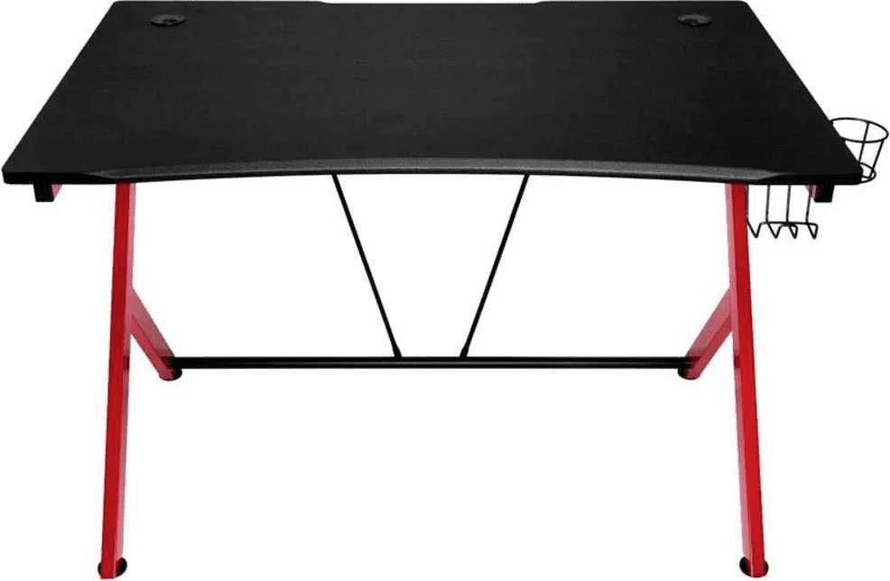 Žaidimų stalas Nitro Concepts D12 Gaming Desk, Juoda-raudona